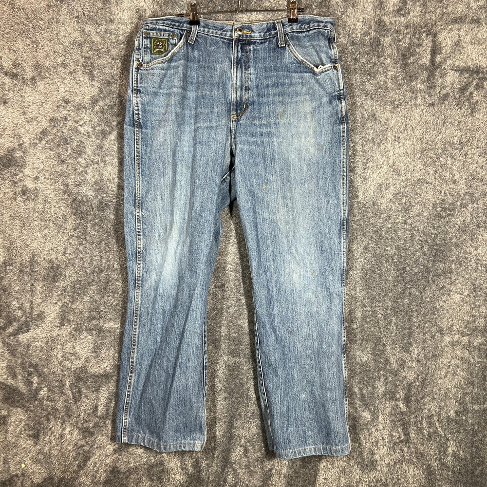 Cinch Jeans Mens 36x28 Light Wash Green Label MB90530002 Western Denim Workwear